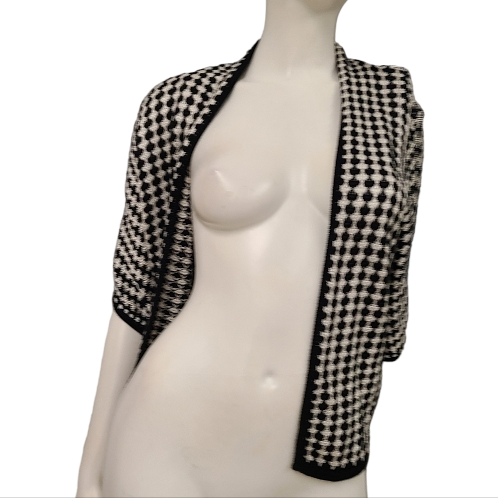 Worthington Houndstooth Sweater Shrug size Small
